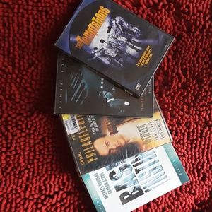 Bundle of DVD classics. The Temptations,  Ray, Philadelphia, and Basic Instinct